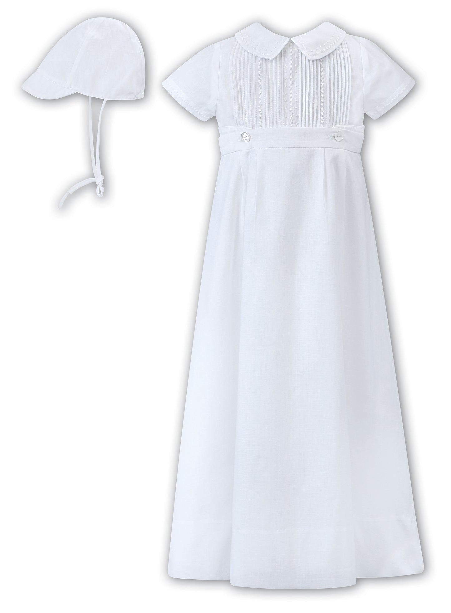 Ollie Christening Romper/Gown