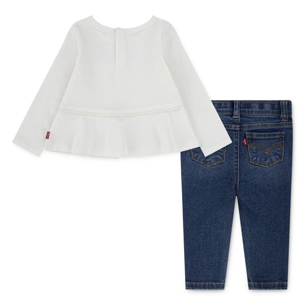 Levis Baby Girl Top and Jeans