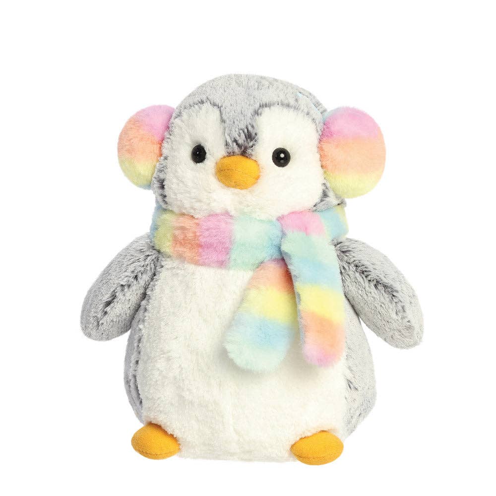 PomPom Penguin Muffs & Scarf Soft Toy