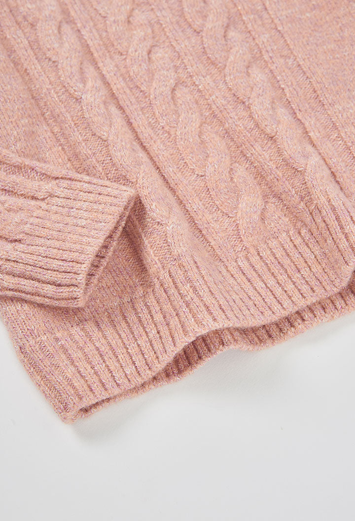 Girls Cable-Knit Jumper