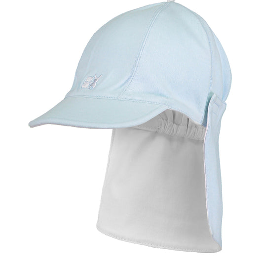 Aspen Blue Baby Boys Sun Cap with Detachable Flap