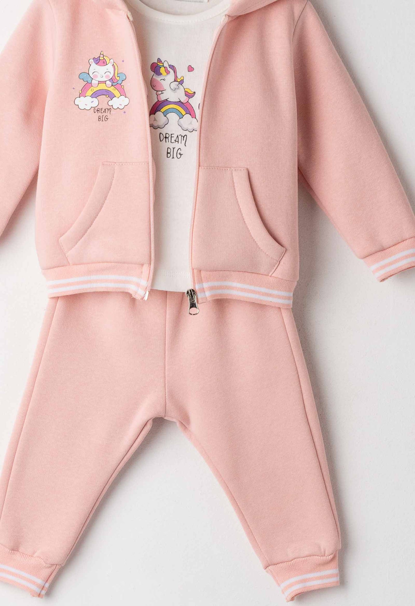 Baby Girls Unicorn Tracksuit Set