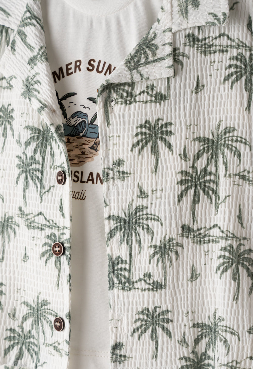 Baby Boy Shirt and Shorts Set