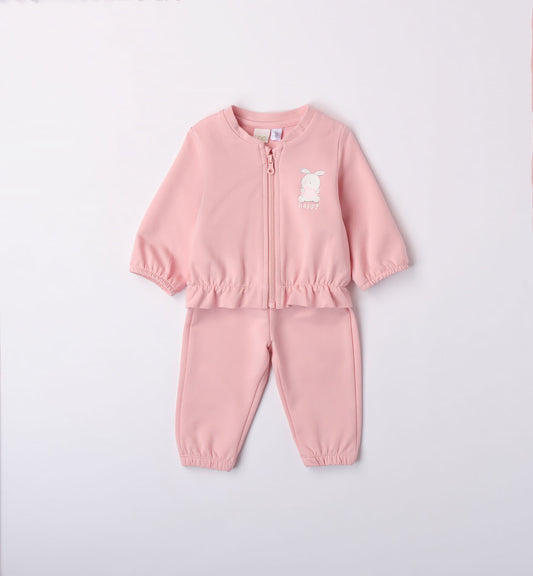 Be Happy - Pink two piece joggers set