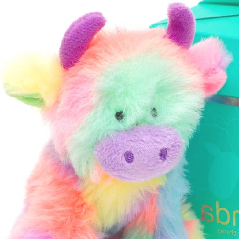 Mini Rainbow Highland Cow