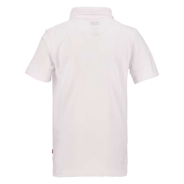 Boys White Levis Polo T-Shirt