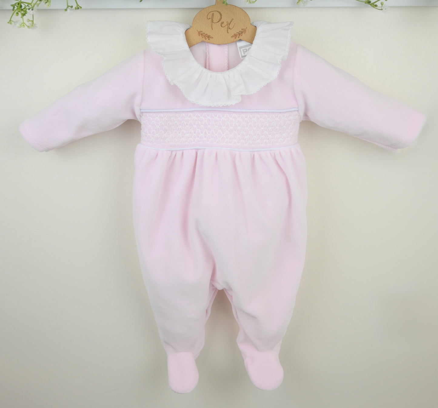 Evie Pink Sleepsuit