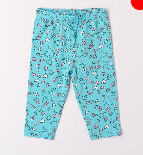 Blue Hearts Leggings
