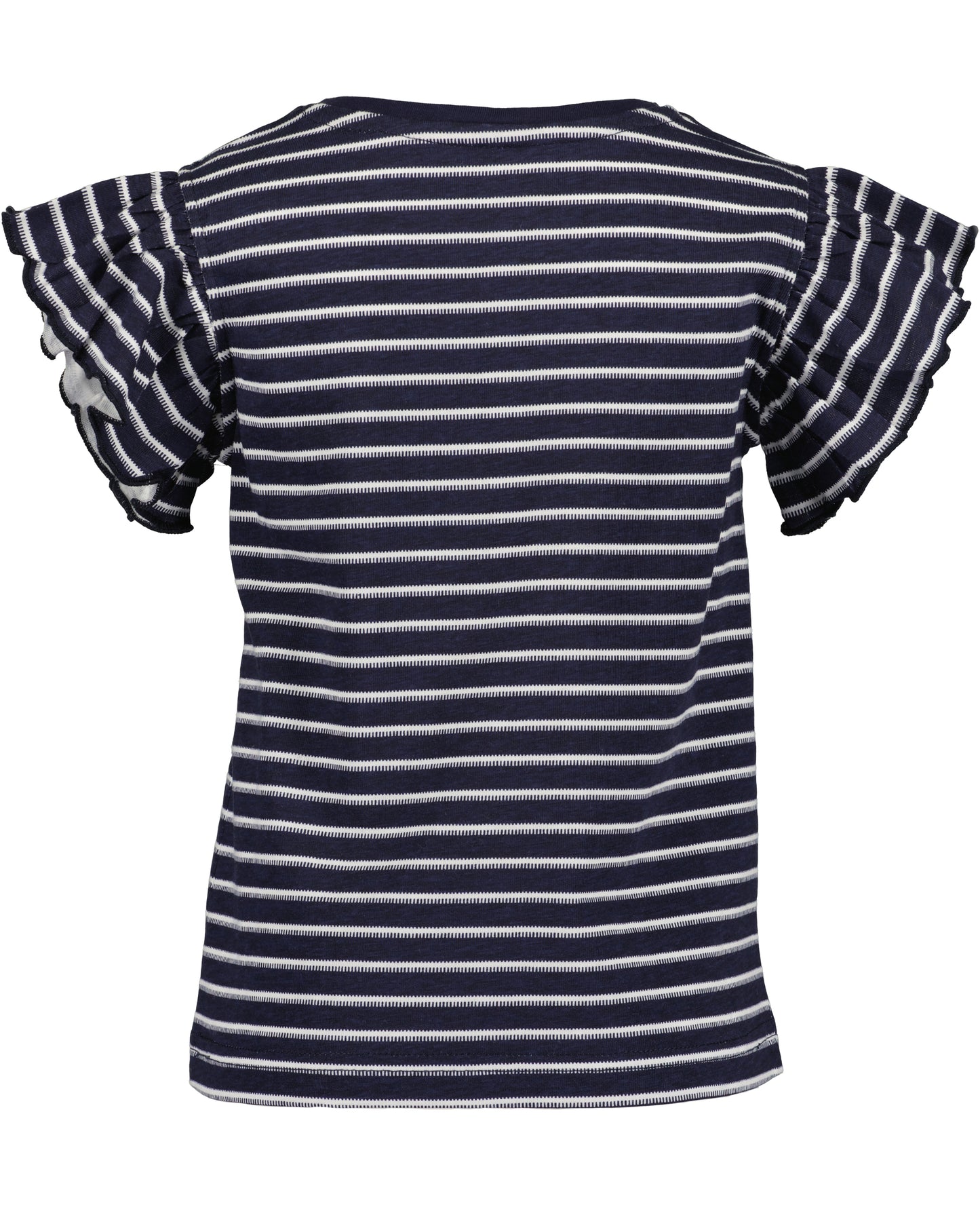 Navy Cap Sleeved Top