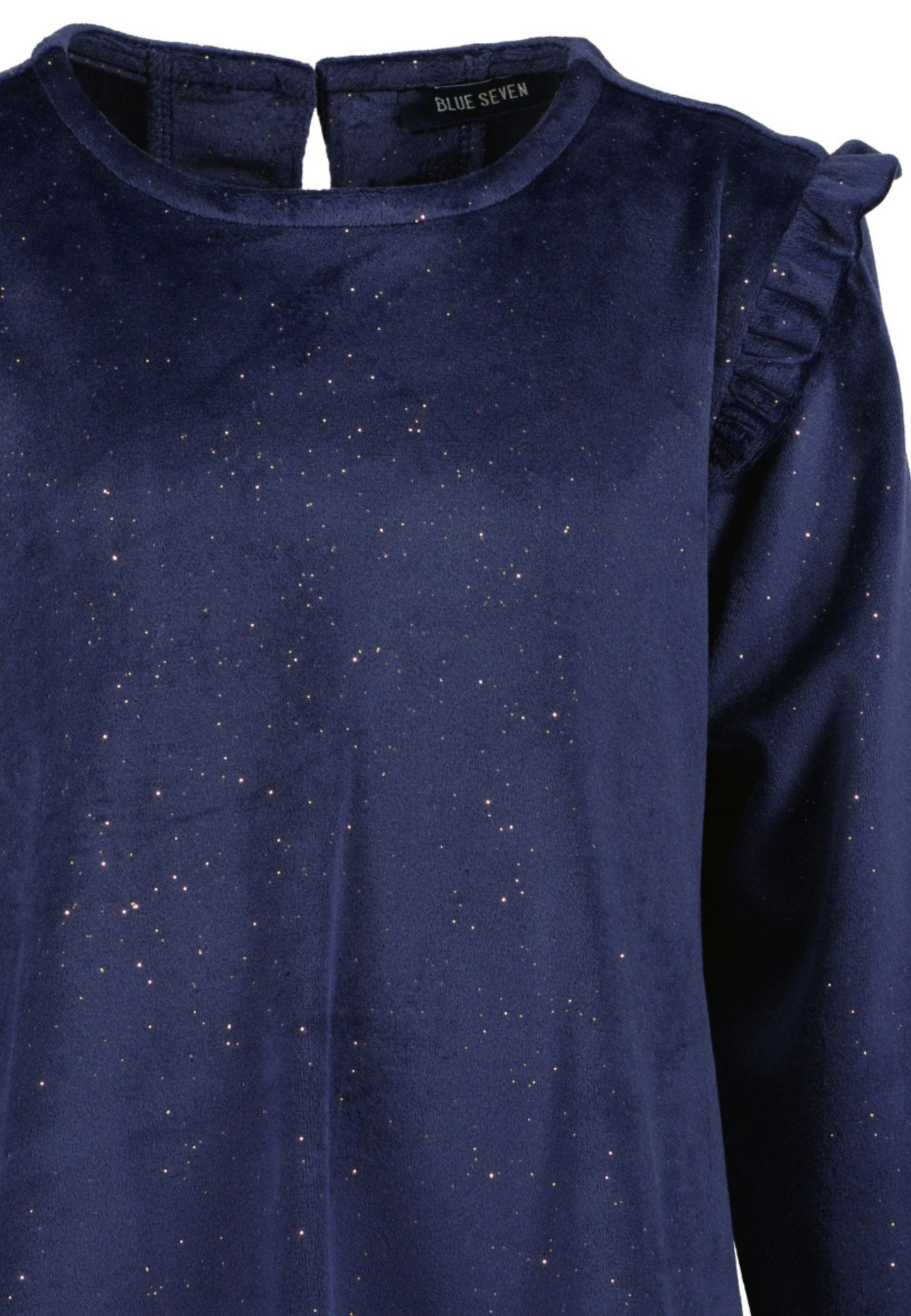 Girls Navy Sparkle Dress