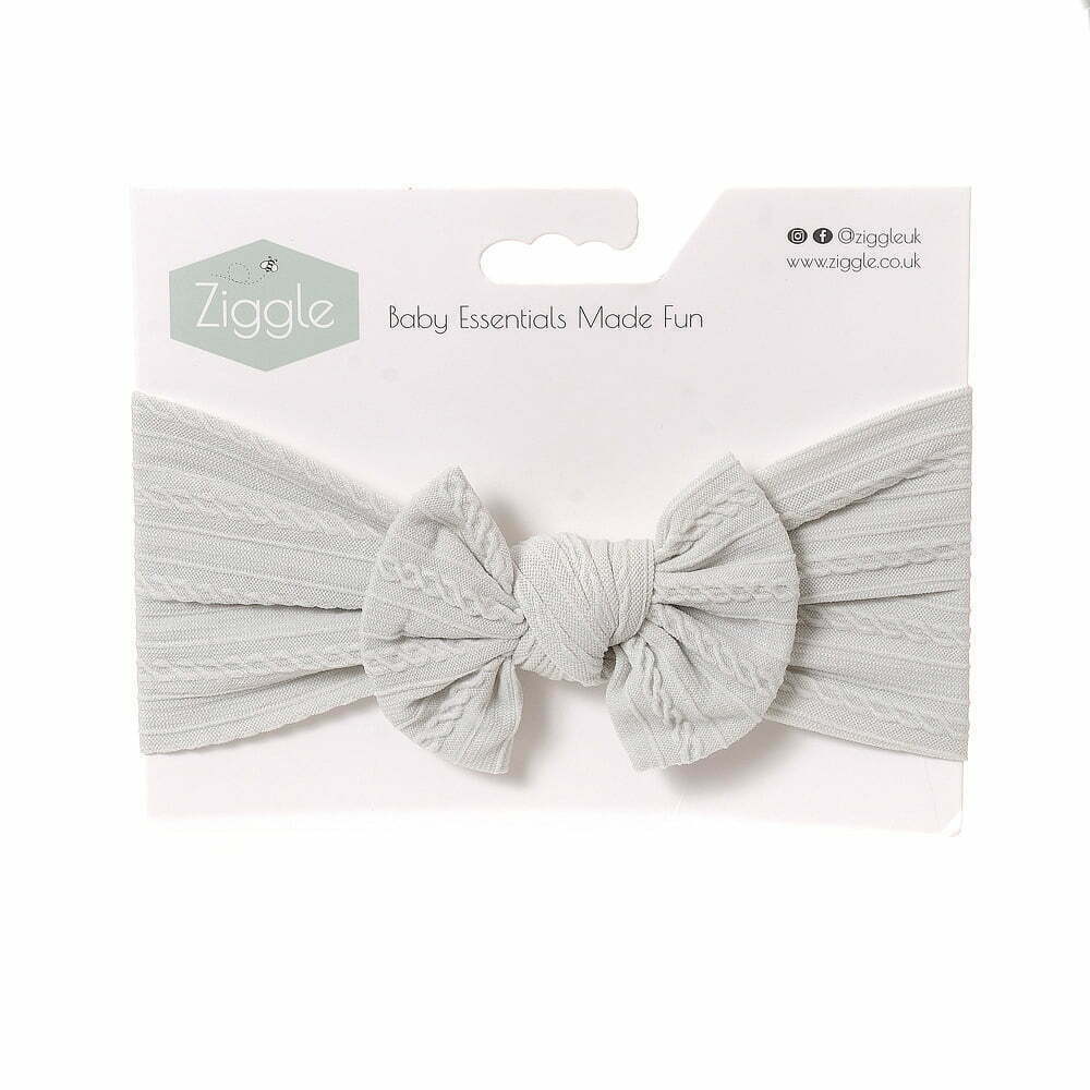 Sage Top Bow Turban Headband