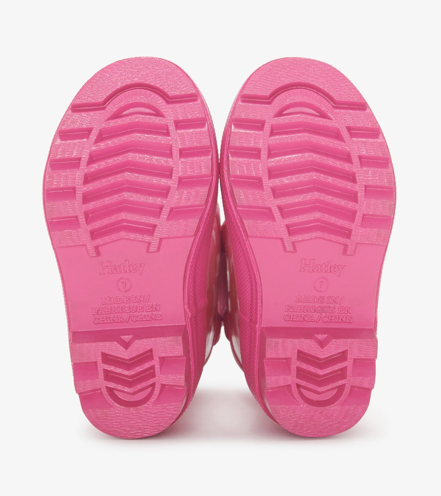 Girls bulldog rain boots