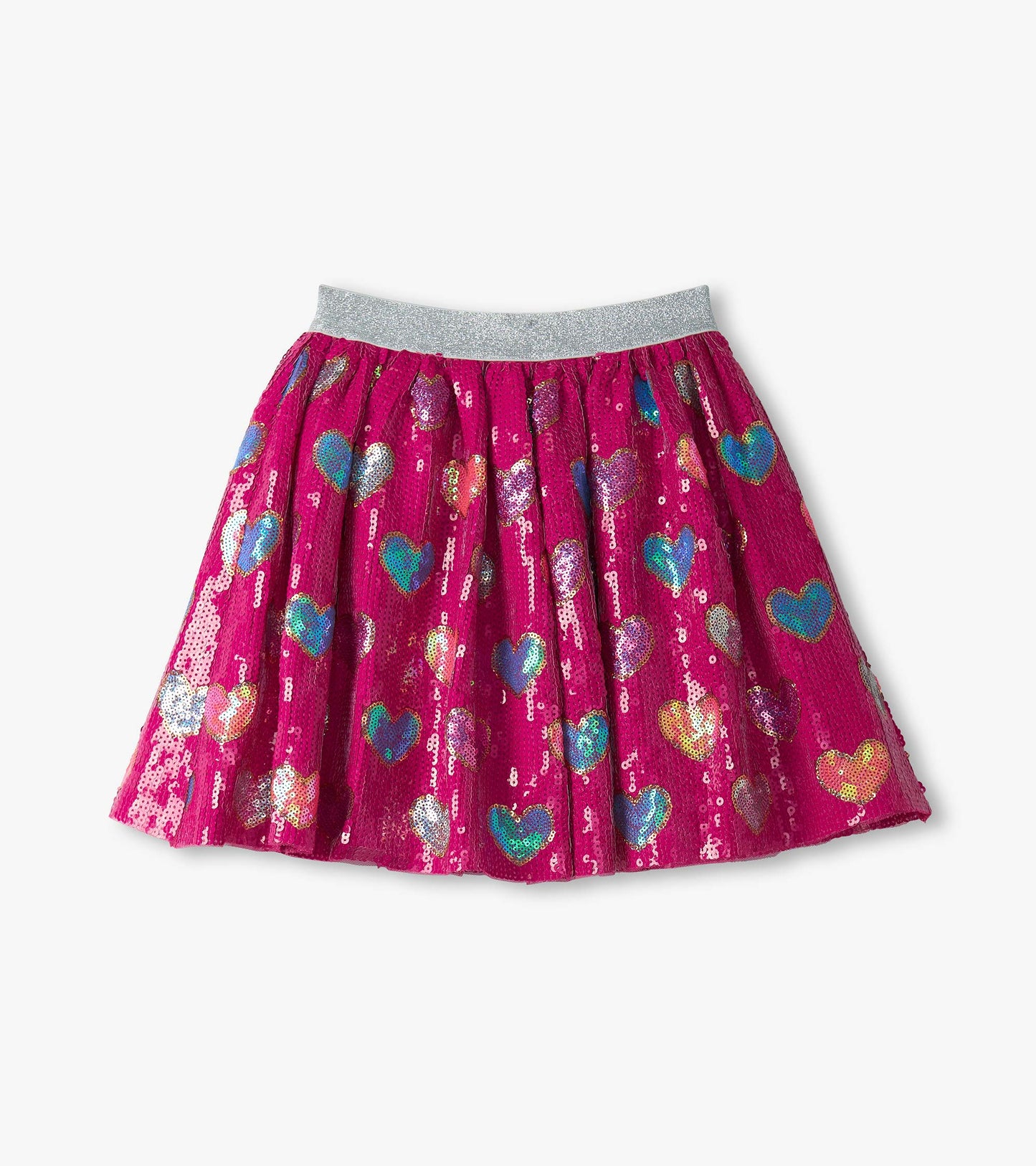 Hearts Sequin Skirt