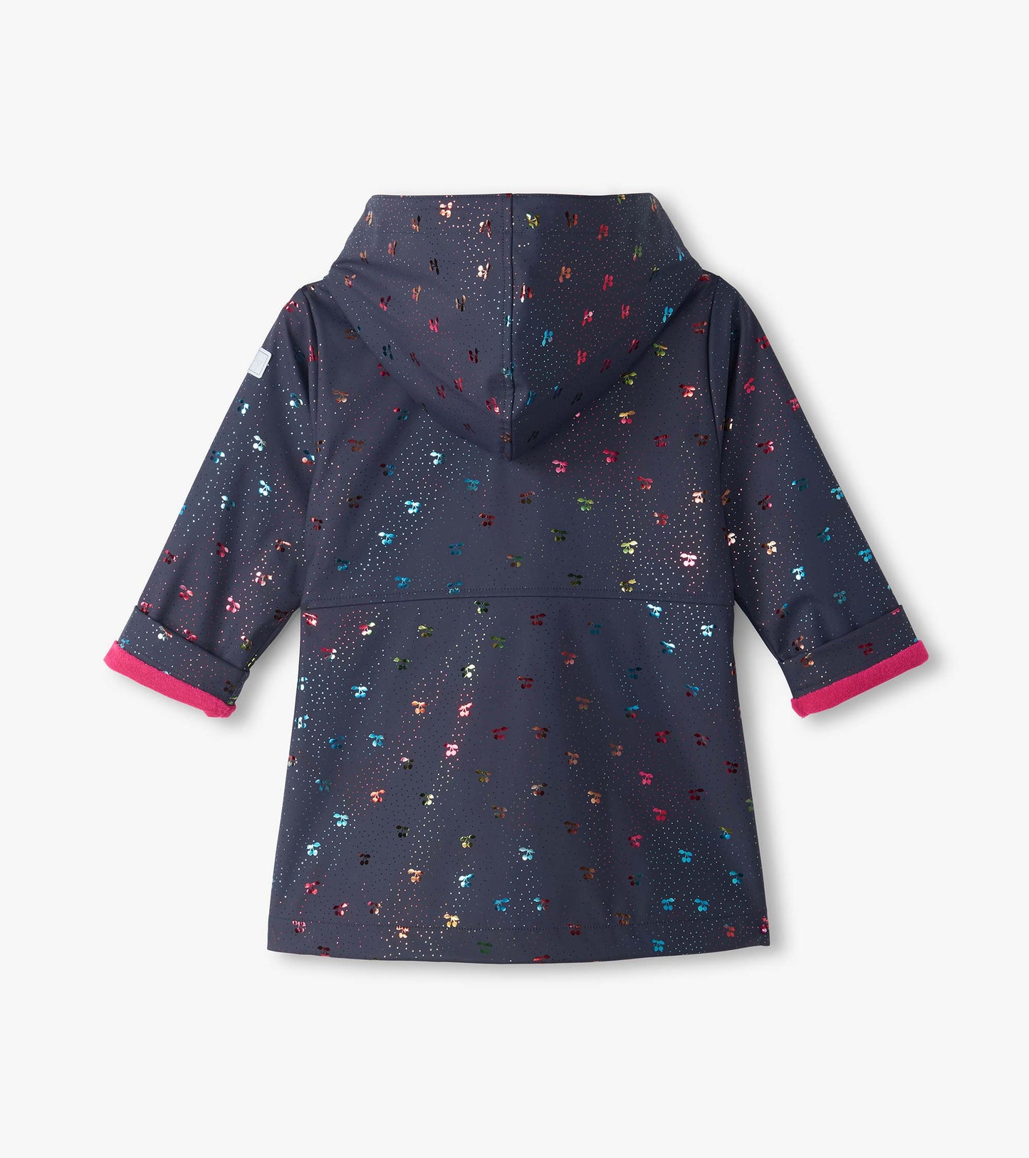 Rainbow Foil Cherry Rain Coat