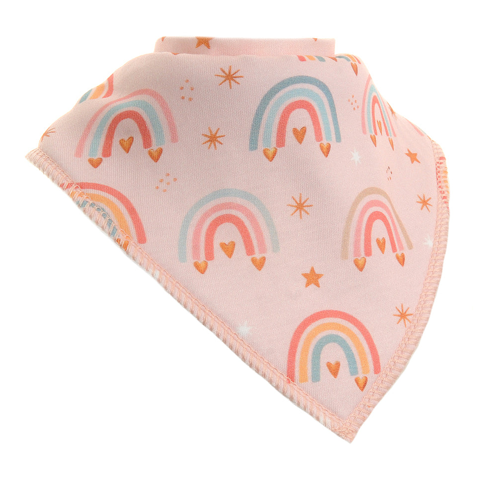 Dream rainbows dribble bib