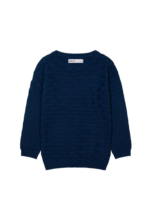Textured Knitted Jumper