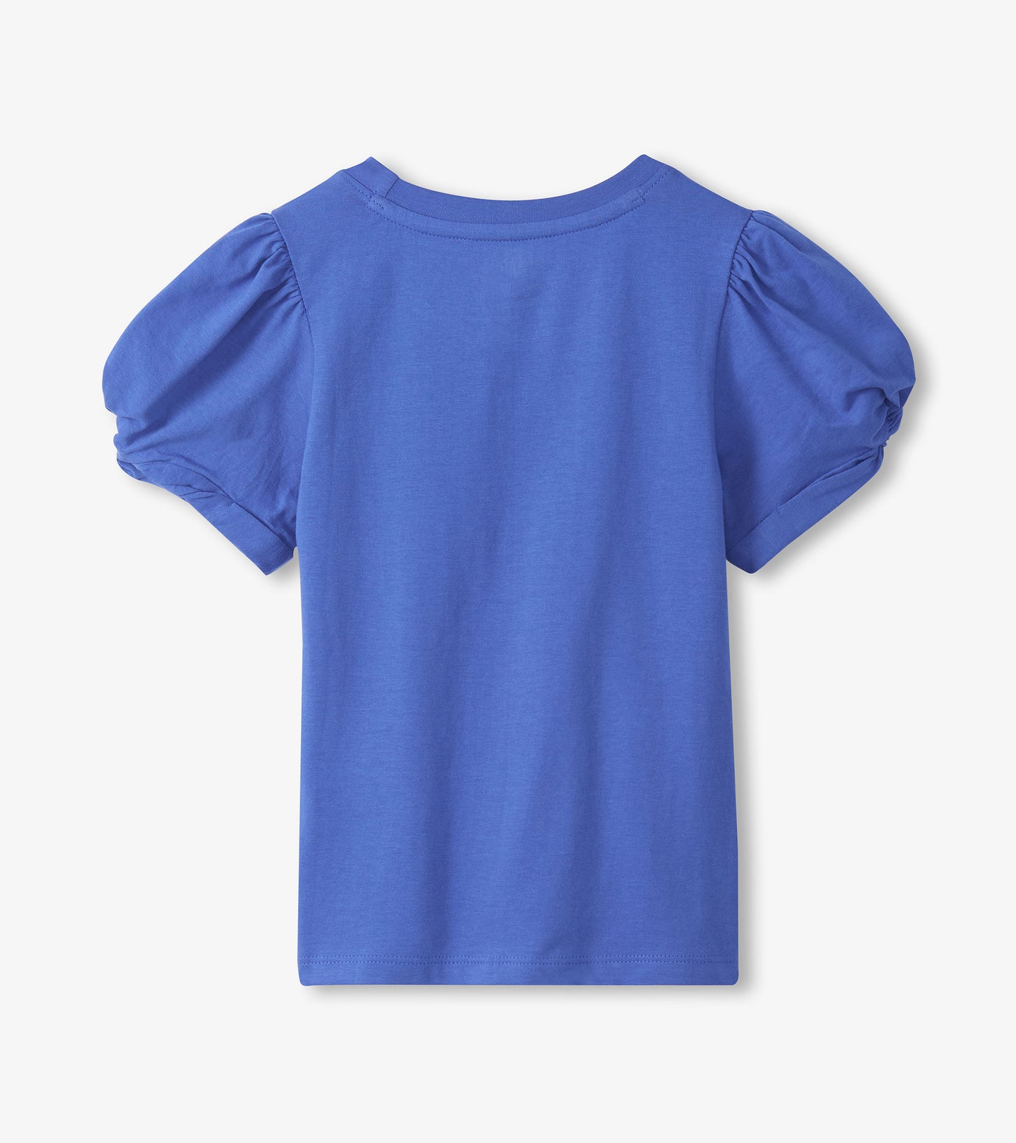 Blue Twisted Sleeve T-Shirt