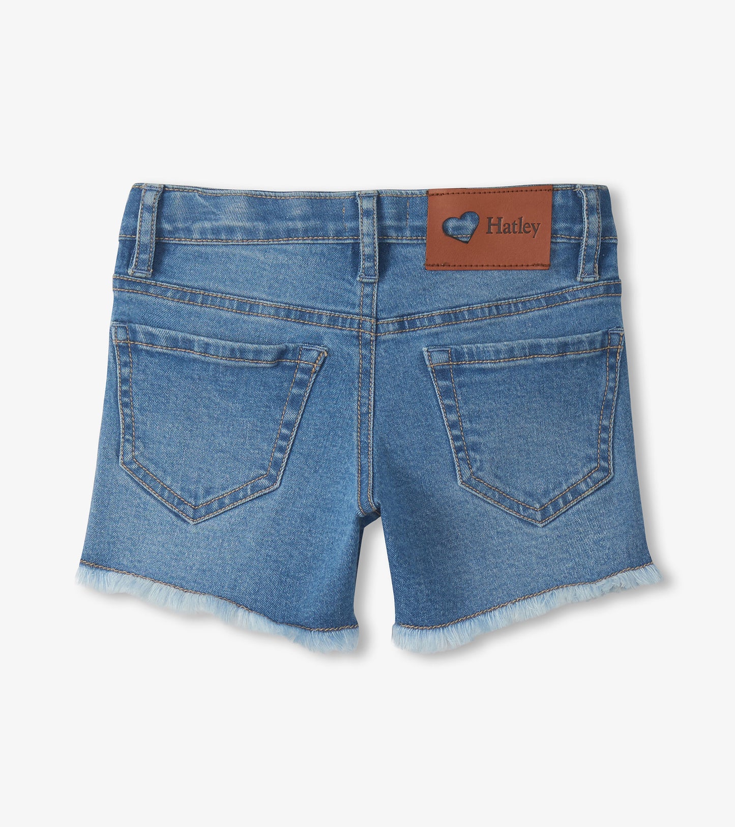Crochet Patch Denim Shorts