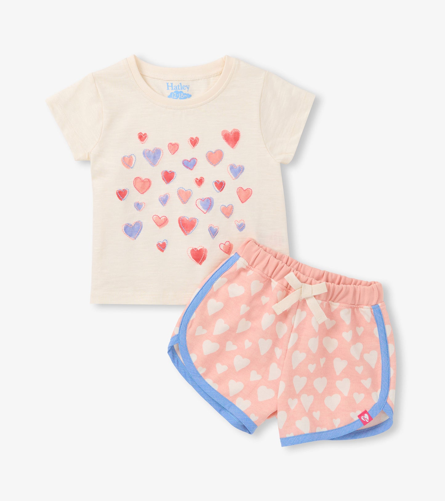Hearts T-Shirt & Short Set