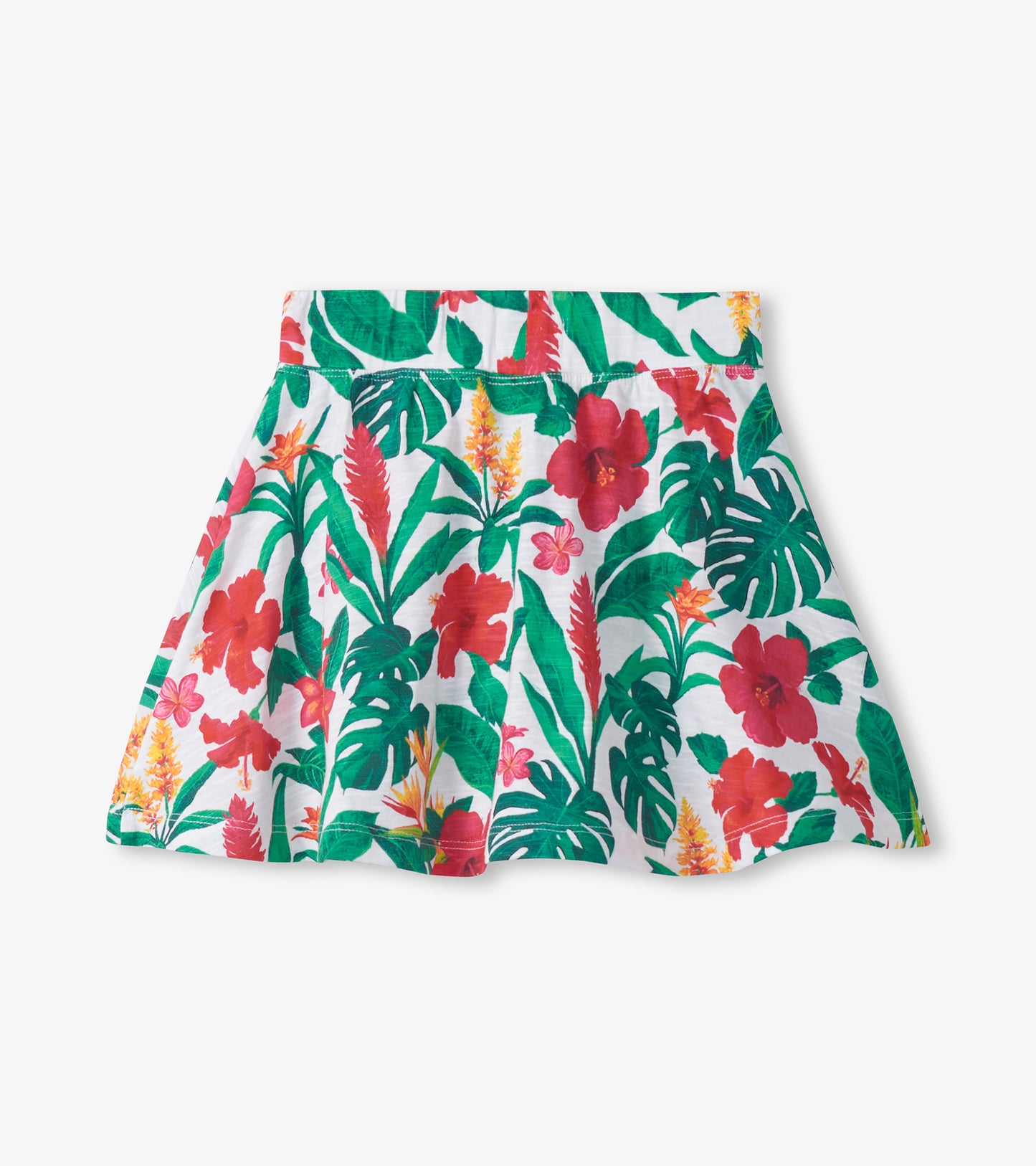 Tropical flowers floaty skort