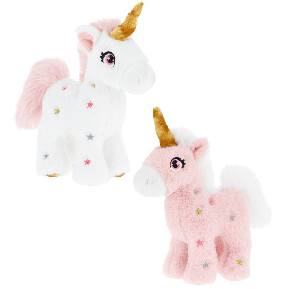 16cm Keeleco Standing Pink Unicorn