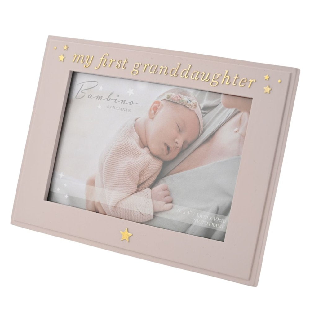 Bambino 'My First Granddaughter' Photo Frame 6" x 4"
