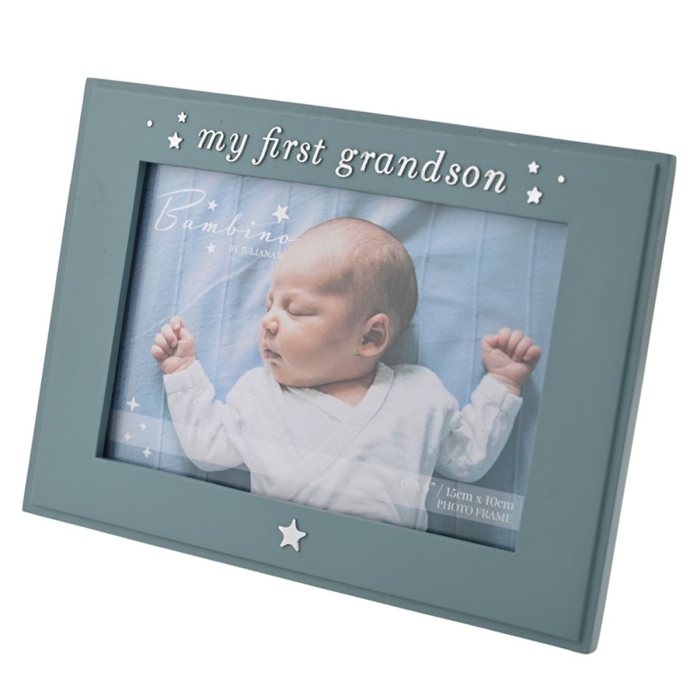 'My First Grandson' Photo Frame 6" x 4"