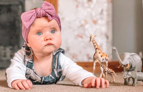 Lilac Top Bow Turban Headband