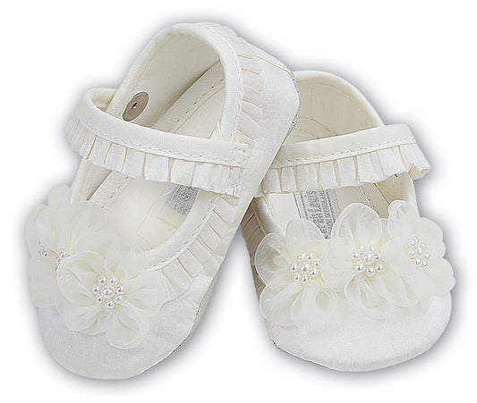 Flower Christening Shoes