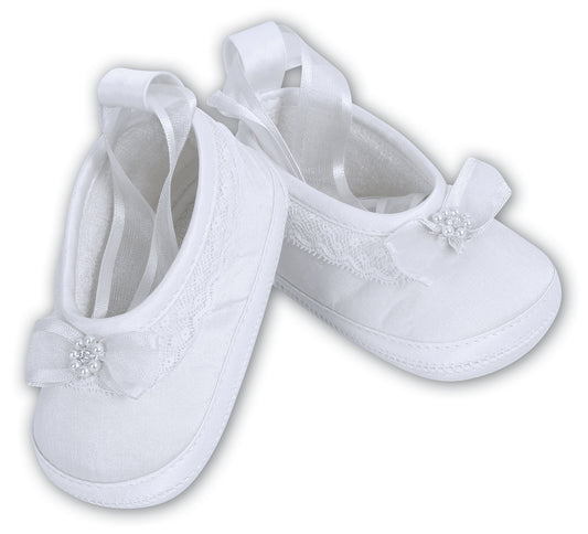 Lace Christening Shoes