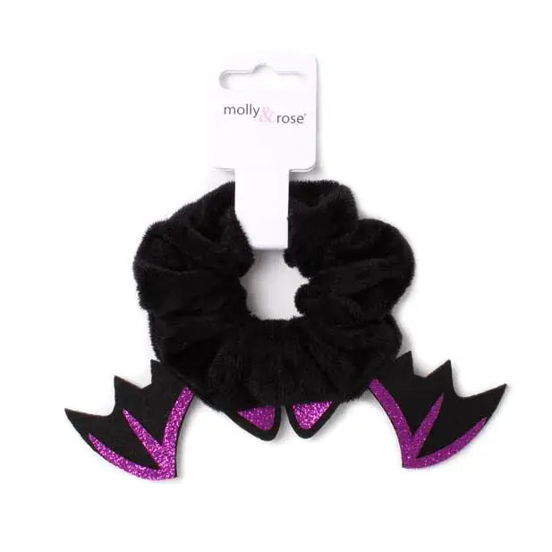Bat wing scrunchie. Dia.10cm