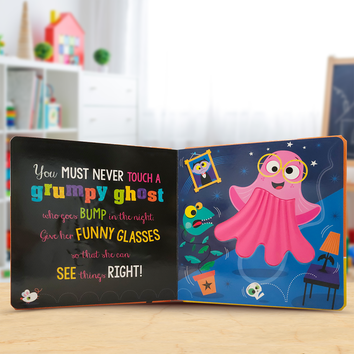 Never Touch a Grumpy Bat! Halloween Touch and Feel Book