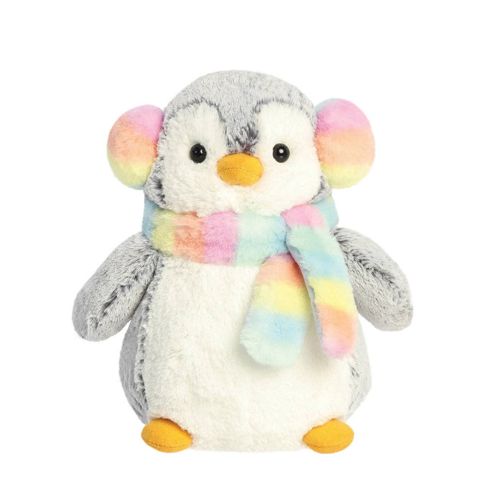 PomPom Penguin Muffs & Scarf Soft Toy