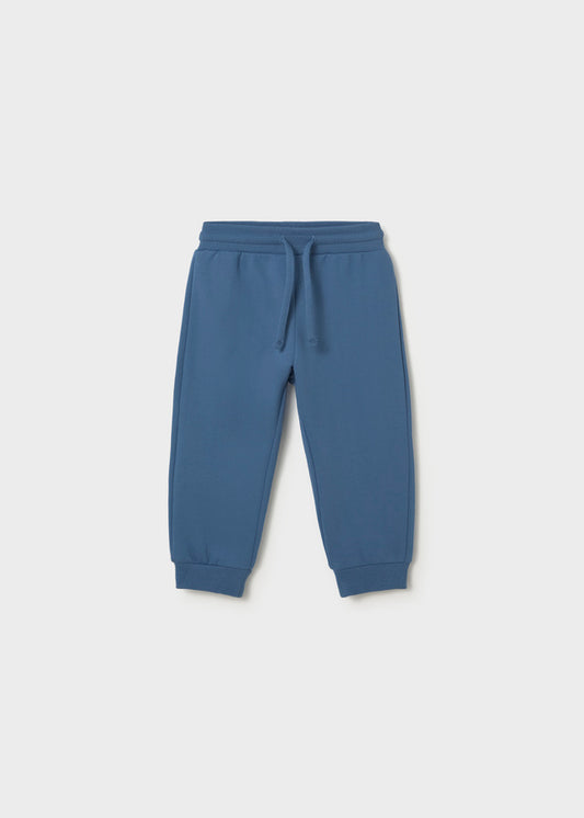 Mayoral Basic cuffed fleece trousers