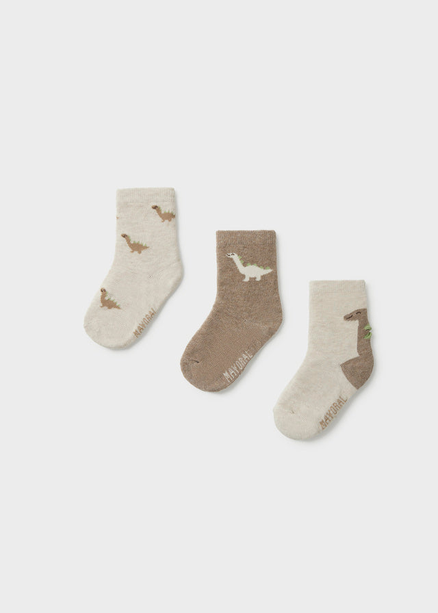 Baby Boy Dino Socks