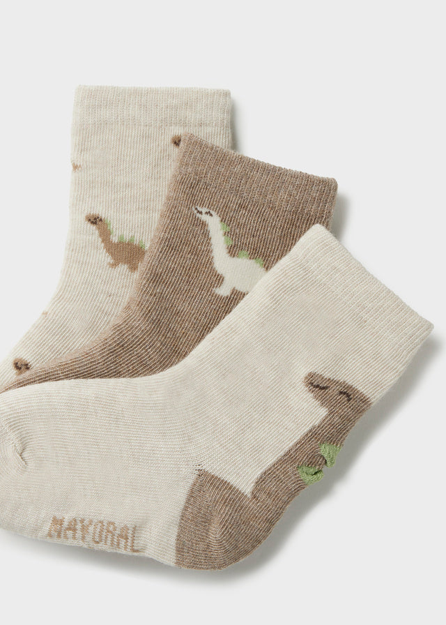Baby Boy Dino Socks