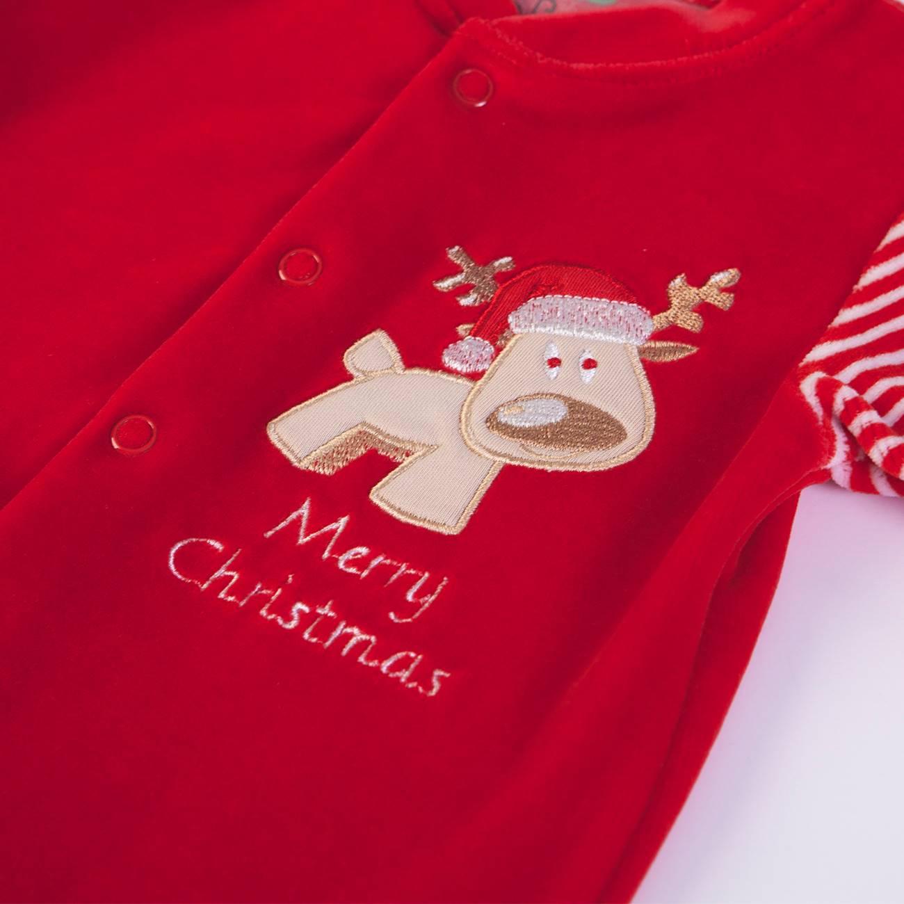 Red Christmas babygrow
