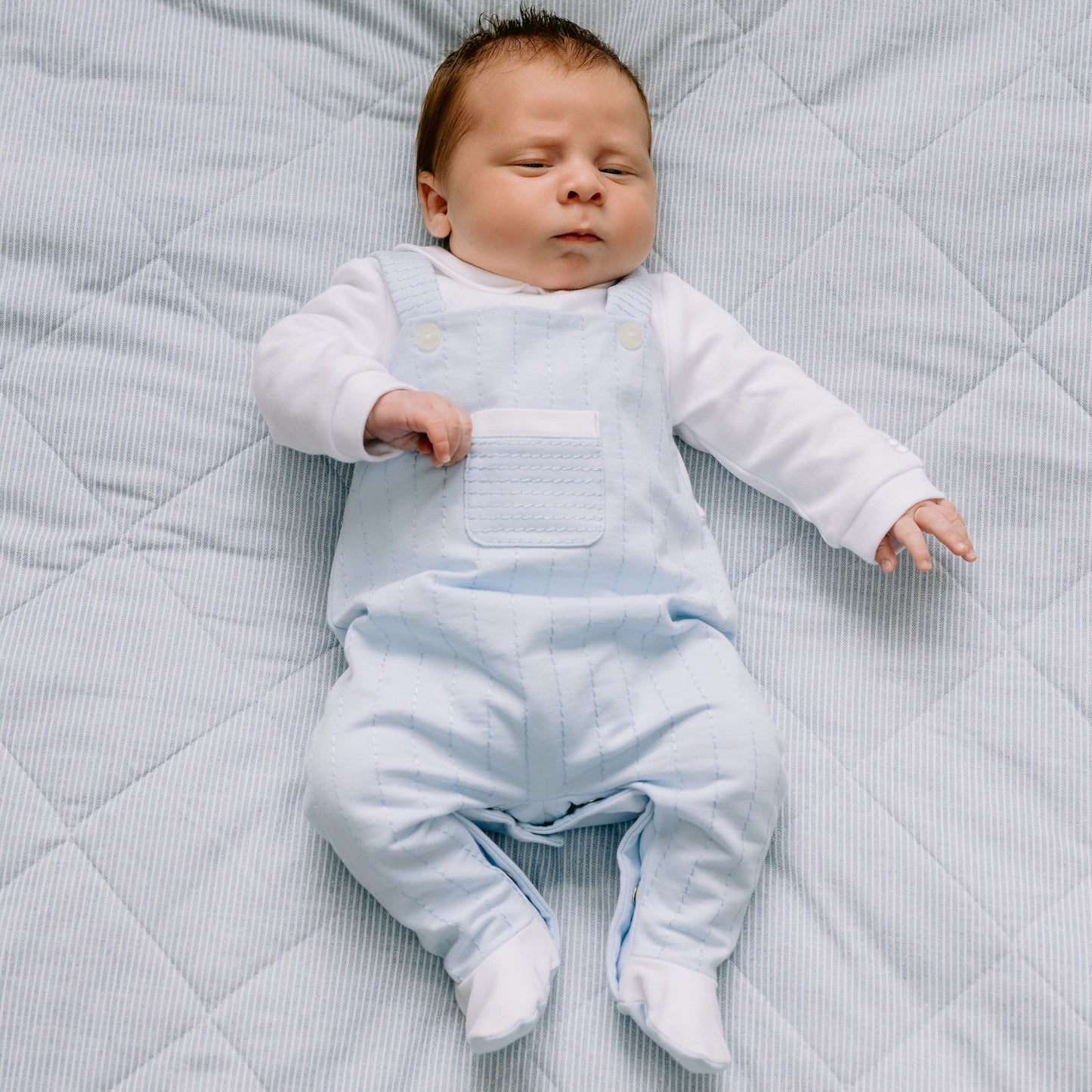 Fox Baby Boys Mock Dungaree