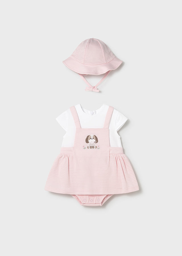 Dungaree Set with Hat