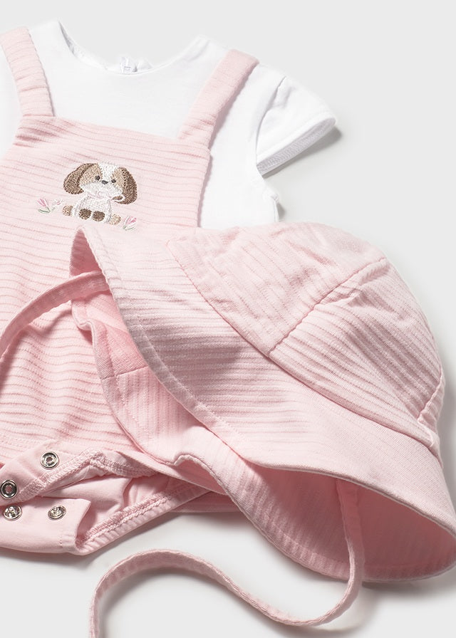 Dungaree Set with Hat