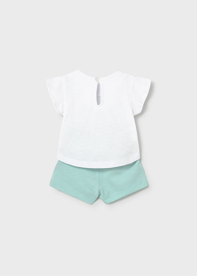 Double Set Shorts & T-Shirt Piece Set