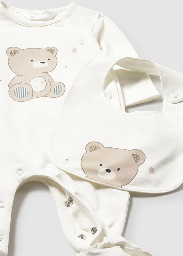 Long Romper with Bib