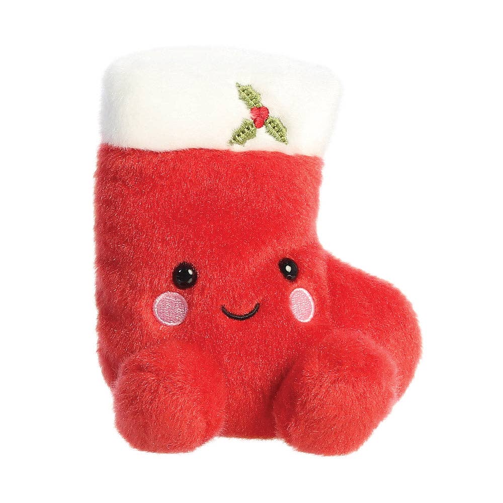 Palm Pals Holly Stocking Soft Toy