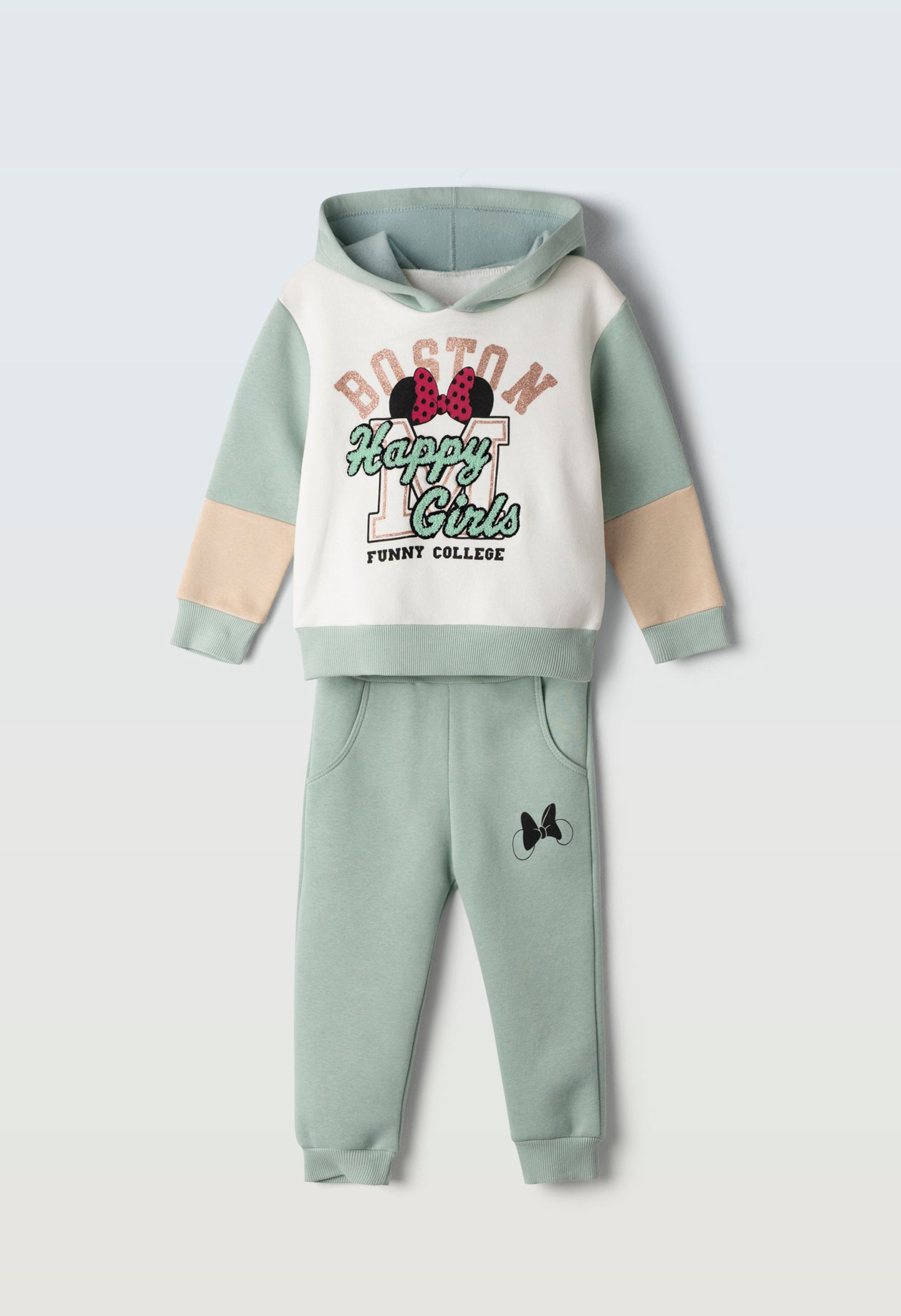 Girls Mint Tracksuit