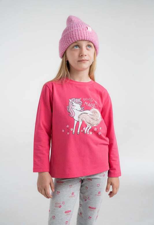 Girls Unicorn Top and Leggings