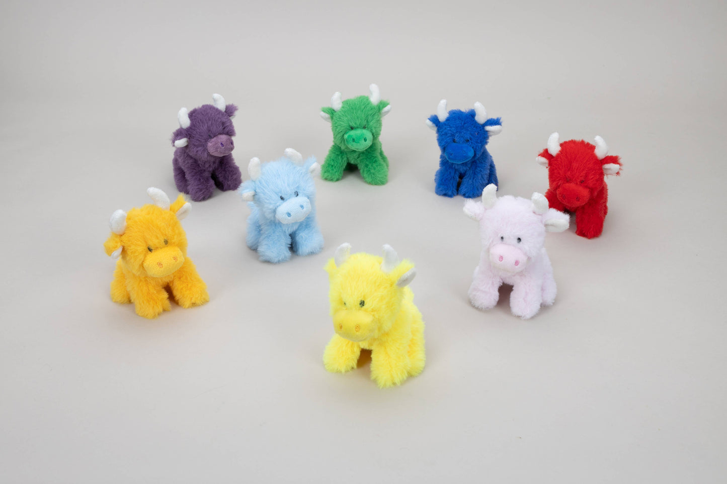 Blue Mini Highland Cow