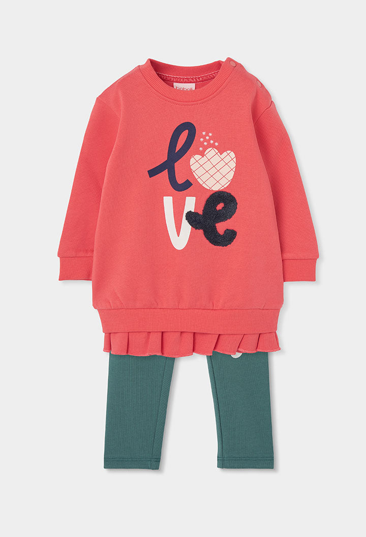Boboli Girls Jumper and Leggings Set