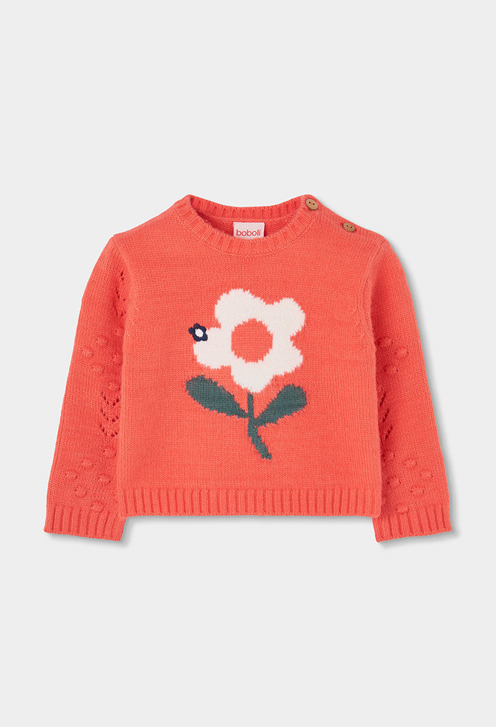 Boboli Girls Flower Jumper