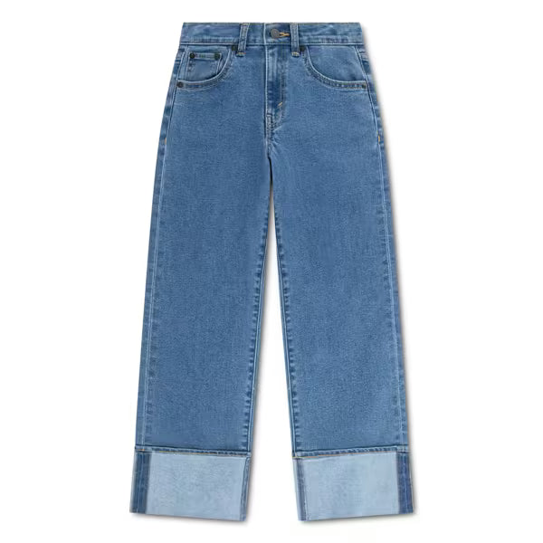 Levis Girls Wide Leg Jeans