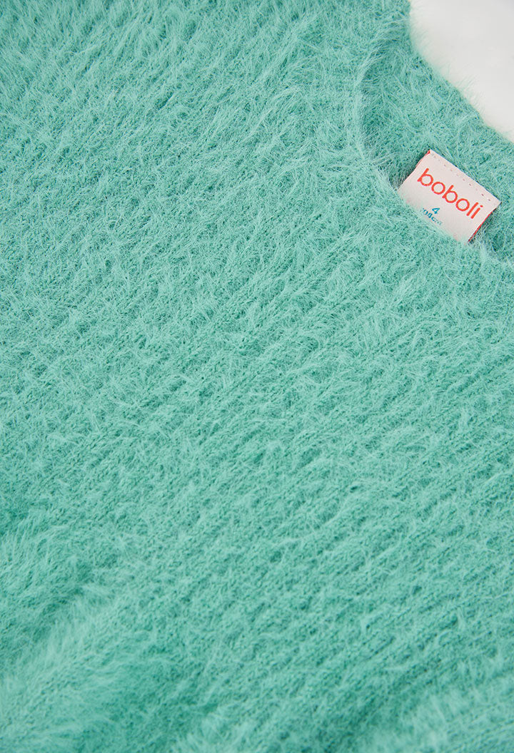 Girls Fluffy Jumper